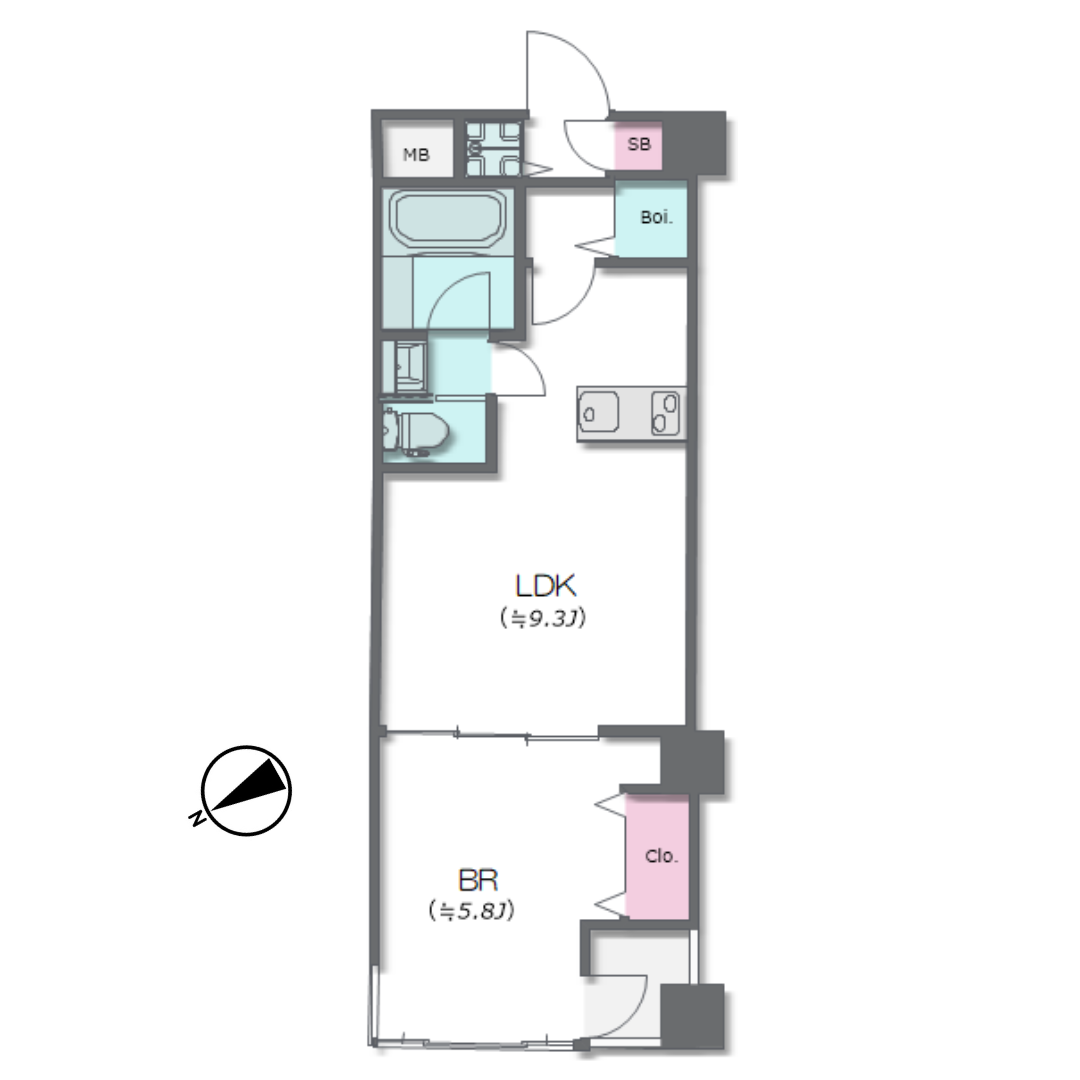 ストークメイジュ 402号室