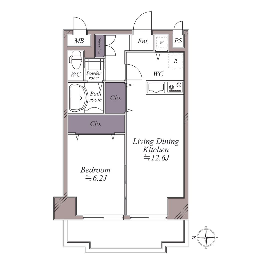 スカイコート市ヶ谷 503号室
