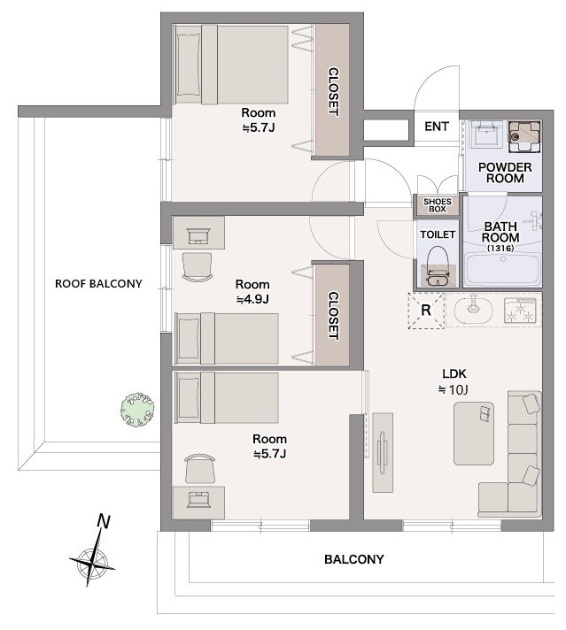 テラスハウスヴィップ東長崎
